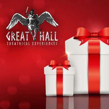Online store credit virtual gift cards for Great Hall Theatrical Experiences