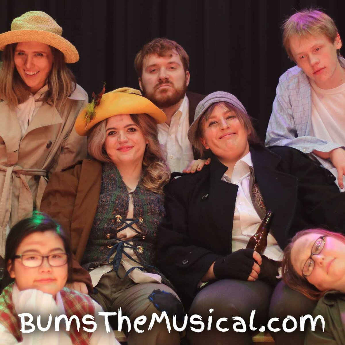 Bums! a musical comedy by Stephen Gashler
