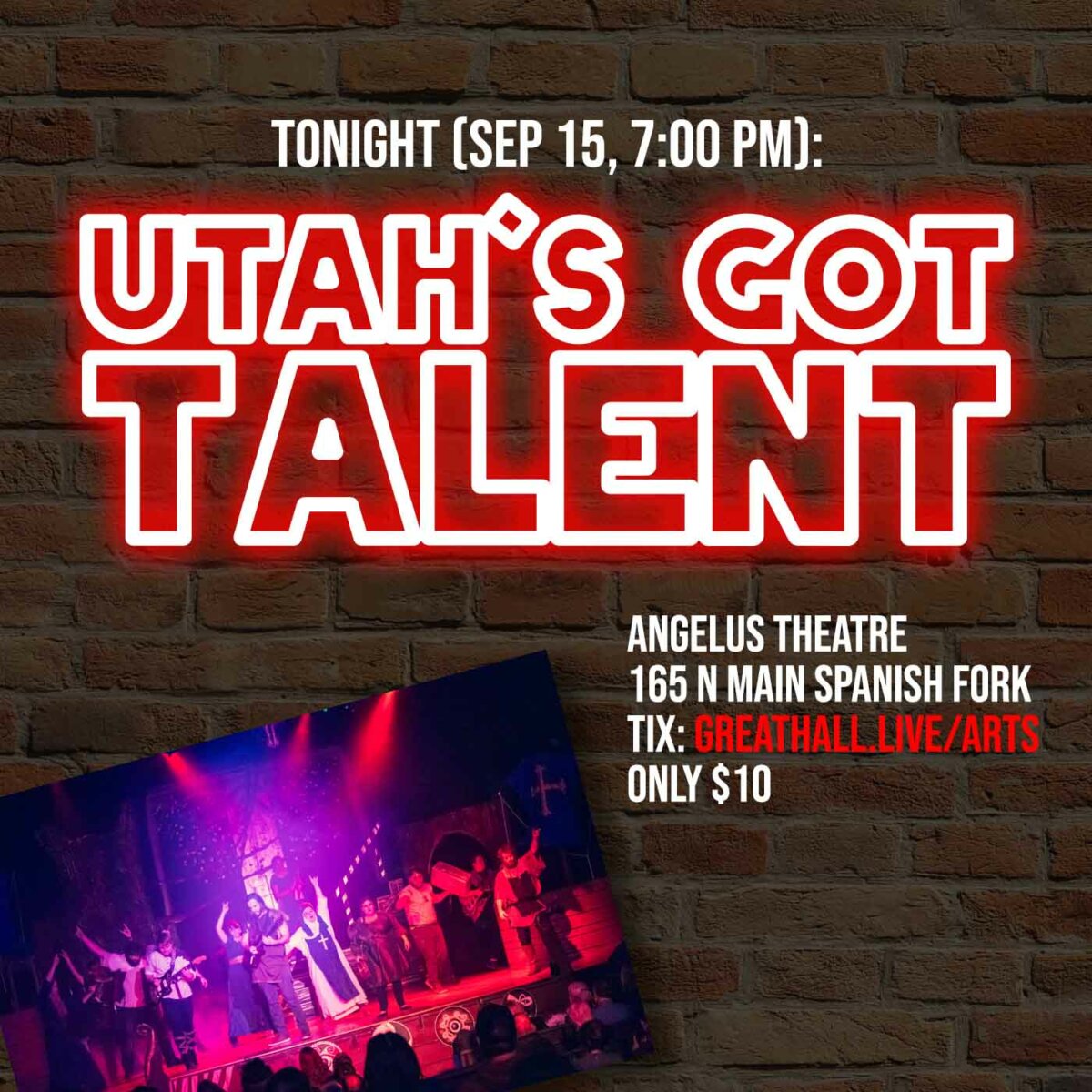 Utah's Got Talent 2023 at the Angelus Theatre