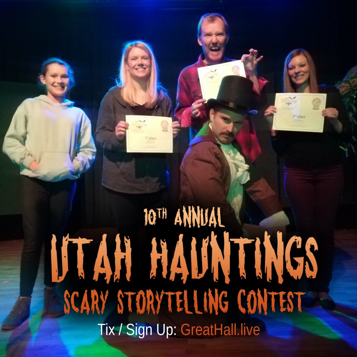 Utah Hauntings 2023 at the Angelus Theatre